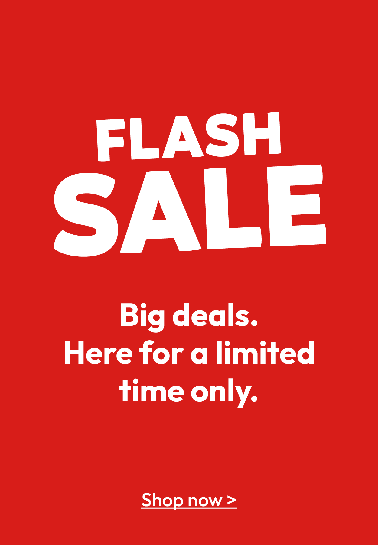 Homepage Edit Tile 600x865px Flash Sale