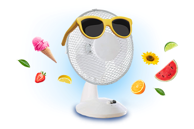 Air quality and cooling category tile - beat the heat
